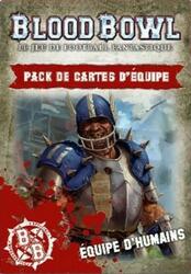 Blood Bowl: Le Jeu de Football Fantastique - Pack de Cartes d'Équipe - Équipe d'Humains