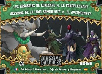 Massive Darkness: Set Héros & Monstres - Les Assassins de Lunesang vs. Le Pandéléphant