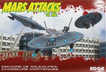 Mars Attacks: Le Jeu - Escadre de Soucoupes-Chasseurs Martiennes