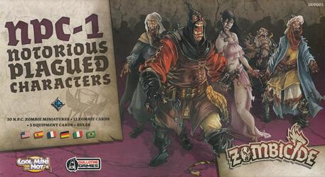Zombicide: Black Plague - NPC-1 - Notorious Plagued Characters