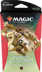 Magic: The Gathering - Renaissance de Zendikar - Booster Thématique Rouge