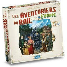 Les Aventuriers du Rail: Europe - 15ème Anniversaire Cover 3d
