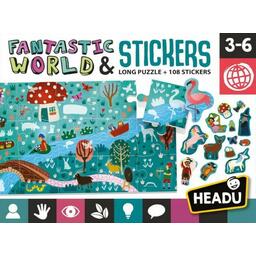 Fantastic World: Long Puzzle & Stickers Cover