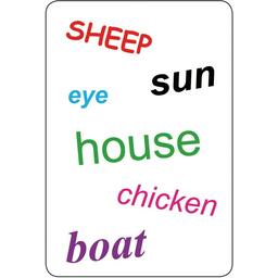 Tam Tam: Anglais Carte