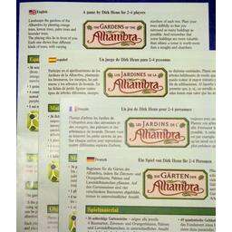 The Gardens of the Alhambra Règles