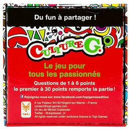 Family Quizz: Culture G Back