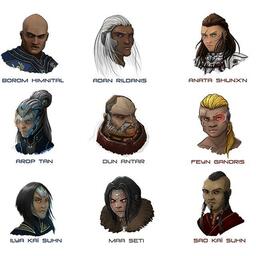 Fleet Commander: Avatar Personnages