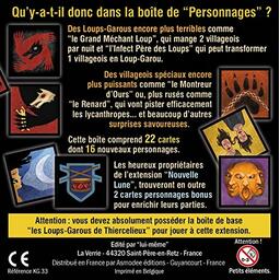 Les Loups-Garous de Thiercelieux: Personnages Back