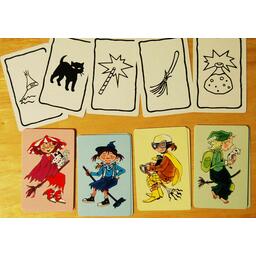 La Petite Sorcière du Tonnerre Cartes