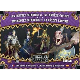 Massive Darkness: Set Héros & Monstres - Les Prêtres Guerriers vs. La Lancière Cyclope Cover