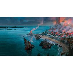 Le Seigneur des Anneaux: Le Jeu de Cartes - Courroux Destructeur Artwork