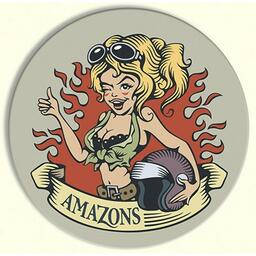 Skull & Roses Red Amazons