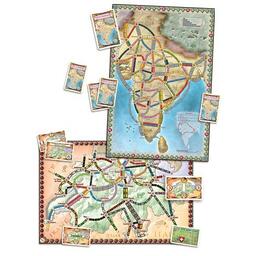 Les Aventuriers du Rail: Map Collection 2 - India & Switzerland Cartes
