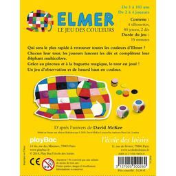 Elmer: Le Jeu des Couleurs Back
