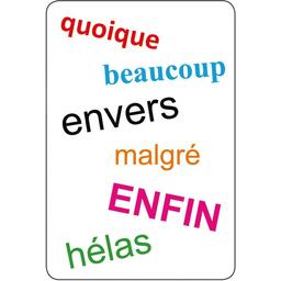 Tam Tam: Je Retiens... Les Mots Invariables - Cycle 3 Carte