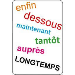 Tam Tam: Je Retiens... Les Mots Invariables - Cycle 3 Carte