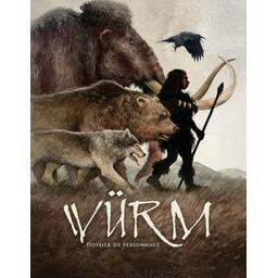 Würm: Le Jeu de Rôle dans le Préhistoire - Dossier de Personnage Cover