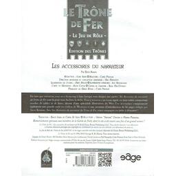 Le Trône de Fer: Le Jeu de Rôle - Les Accessoires du Narrateur Back