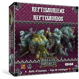 Massive Darkness: Boîte d’Ennemis - Reptisauriens Cover 3d