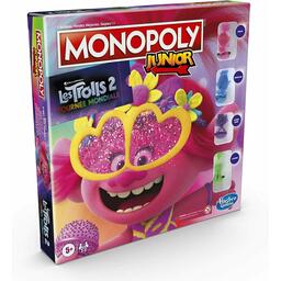 Monopoly: Junior - Les Trolls 2 - Tournée Mondiale Cover 3d