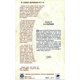 Nephilim: Arcane Majeur 02 - La Papesse Back