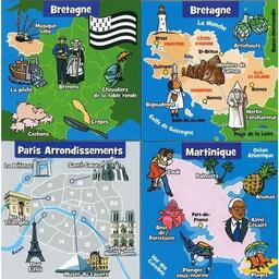 BrainBox: Voyage en France Cartes