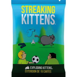 Exploding Kittens: Streaking Kittens Cover Transparent