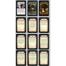 Horreur à Arkham: La Chèvre Noire des Bois Cartes