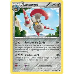 Pokémon: Noir & Blanc - Nobles Victoires - Lançargot Carte