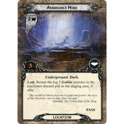 Le Seigneur des Anneaux: Le Jeu de Cartes - La Longue Obscurité Carte