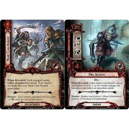 Le Seigneur des Anneaux: Le Jeu de Cartes - Deck Cauchemar - Les Trois Épreuves Cartes