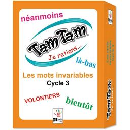 Tam Tam: Je Retiens... Les Mots Invariables - Cycle 3 Cover 3d