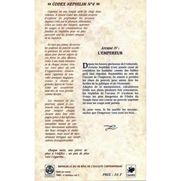 Nephilim: Arcane Majeur 04 - L'Empereur Back