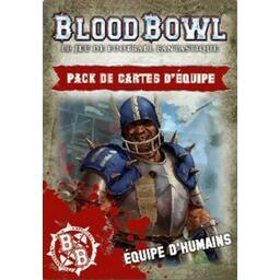 Blood Bowl: Le Jeu de Football Fantastique - Pack de Cartes d'Équipe - Équipe d'Humains Cover