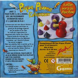 Pique Plume: Extension Back