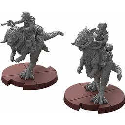 Star Wars: Légion - Soldats Montés sur Tauntaun Figurines