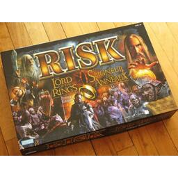 Risk: Le Seigneur des Anneaux - La Trilogie Cover 3d