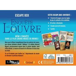 Escape Box: Enquête au Louvre Back