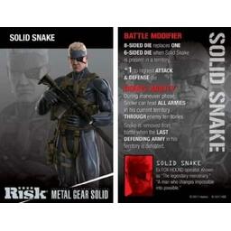 Risk: Metal Gear Solid - Limited Edition Cartes