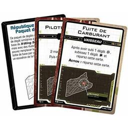 Star Wars: X-Wing - République Galactique - Paquet de Dégâts Cartes