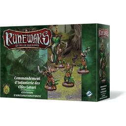 Runewars: Le Jeu de Figurines - Commandement d’Infanterie des Elfes Latari Cover 3d