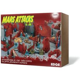 Mars Attacks: Le Jeu - Ensemble de Décors Supplémentaire Cover 3d
