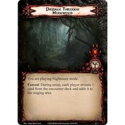Le Seigneur des Anneaux: Le Jeu de Cartes - Deck Cauchemar - Passage Dans la Forêt Noire Carte