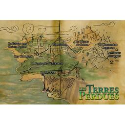 Adventure Party: Les Terres Perdues Map