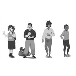 Unlock ! Escape Geeks - Échappe-toi des Catacombes Personnages