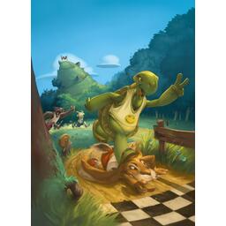 Le Lièvre et la Tortue Artwork
