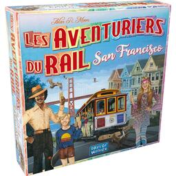 Les Aventuriers du Rail: San Francisco Cover 3d