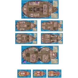 L'Île des Chats: Pack de Bateaux Eclate