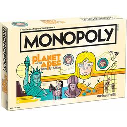 Monopoly: Planet of The Apes - Retro Art Edition Cover 3d