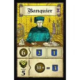 Les Dames de Troyes Carte Banquier